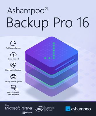 Ashampoo Backup Pro 16 - Lizenz fï¿½r 3 PCs - Datensicherung - PC Download Version