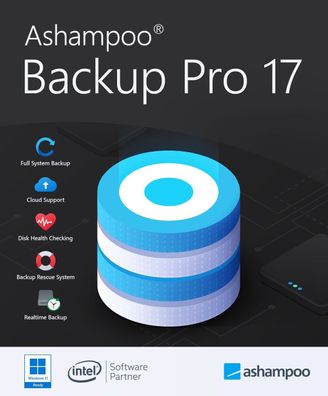 Ashampoo Backup Pro 17 - Datensicherung - Lizenz fï¿½r 1 PC - PC Download Version