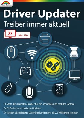 Driver Updater - Jahreslizenz fï¿½r 3 PCs - Download Version