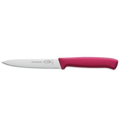 Dick kleines Küchenmesser 11 cm spitze schmale Klinge pink