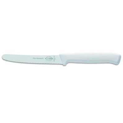 Dick Tomatenmesser Brötchenmesser FrühstücksmesserWellenschliff 11 cm weiß