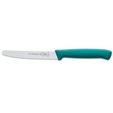 Dick Tomatenmesser Brötchenmesser FrühstücksmesserWellenschliff 11 cm türkis