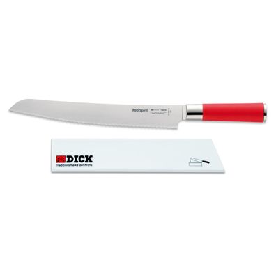 DICK Red Spirit großes Brotmesser 26 cm mit Klingenschutz bis 26 cm Klingenlänge