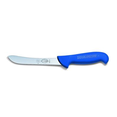 Fr. Dick ErgoGrip Fleischermesser 15 cm schmal blau Metzger- & Schlachtermesser