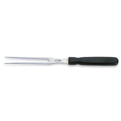 Dick Küchen Gabel 13 cm mit zwei Zinken schwarz
