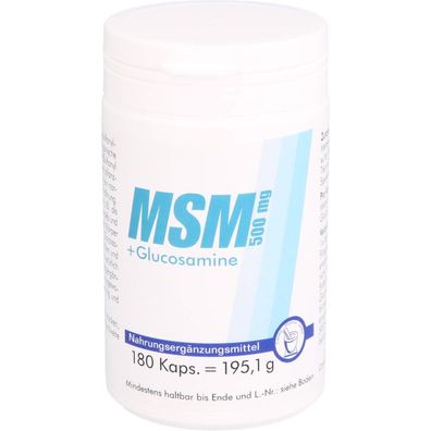 MSM 500mg + Glucosamine Kapseln