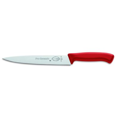 Dick Tranchiermesser 21 cm mit schmaler Klinge für Geflügel rot