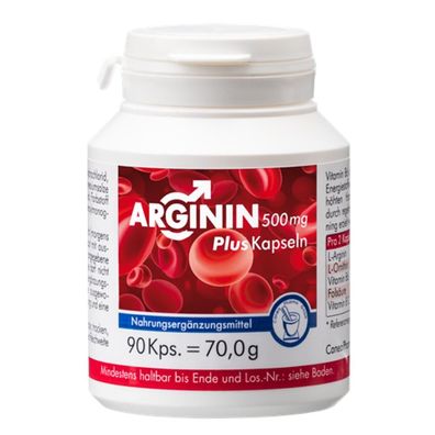 Arginin 500mg Plus Kapseln