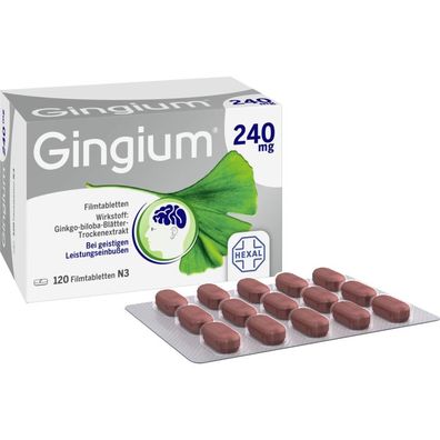 Gingium 240 mg Filmtabletten