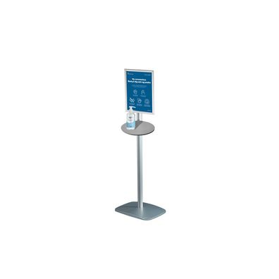 Mini Multi Stand mit A4 Klapprahmen und runder Ablage