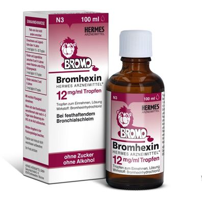 Bromhexin Hermes Arzneimittel 12 mg/ml Tropfen