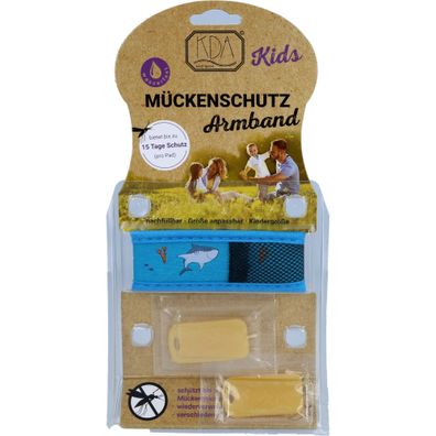 Mückenschutz Armband Kinder -Hai