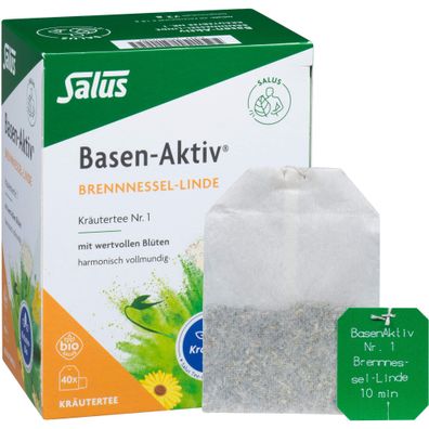 Basen-Aktiv Tee Nr. 1 Brennnessel-Linde bio Salus