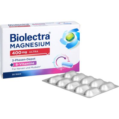 Biolectra Magnesium 400mg ultra 3-Phasen-Depot