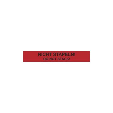 Paketband, "Nicht Stapeln!" - Rolle Ã  66 m | 50x0 mm, 66 m