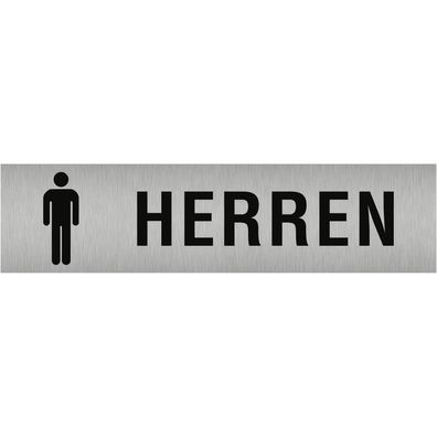 Piktogramm WC-Herren mit Symbol (rechteckig), Kombischild