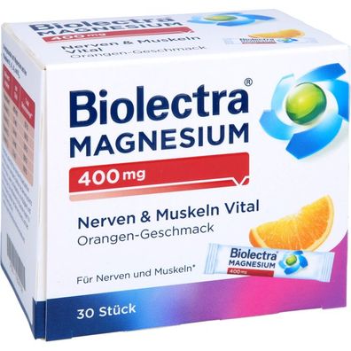 Biolectra Magnesium 400mg Nerven &amp; Muskeln Vital