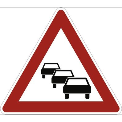 Verkehrsschild VZ124, Stau, Alu, RA2, 630 mm SL