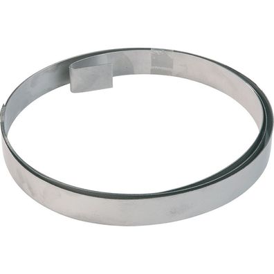 Schellenband, zur Befestigung von Schildern, Edelst., 19mm, Meterware