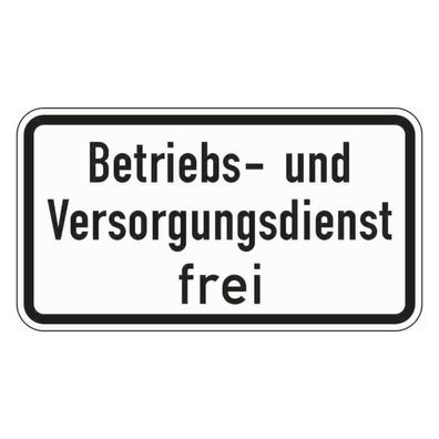 VZ Betriebs-und... dienst, Nr.1026-39, Alu RA1, reflektierend,600x330mm