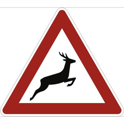 Wildwechsel (Aufstellung links), Symbolschild, StVO