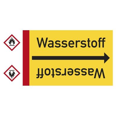Rohrleitungsband Wasserstoff, DIN 2403, ab 33m/ Rolle