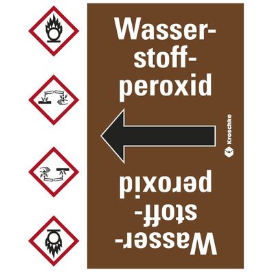 Rohrleitungsband Wasserstoffperoxid, praxisbewährt, ab 33m/ Rolle