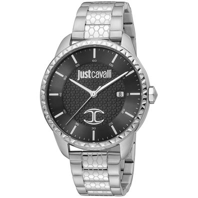 Just Cavalli Uhr JC1G176M0055 Herren Armbanduhr Silber