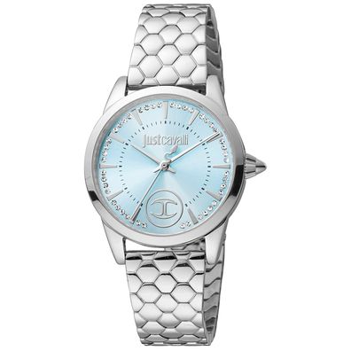 Just Cavalli Uhr JC1L087M0245 Damen Armbanduhr Silber