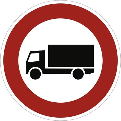 Verbot fér Kraftfahrzeuge éber 3,5 t, Symbolschild, StVO