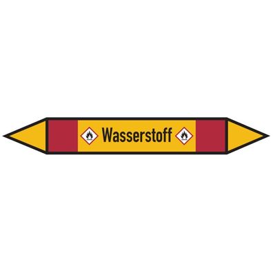 Rohrleitungsetikett, Wasserstoff