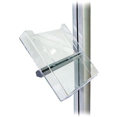 Infoständer Acryl Prospekthalter mit Alu Beschlag, A5