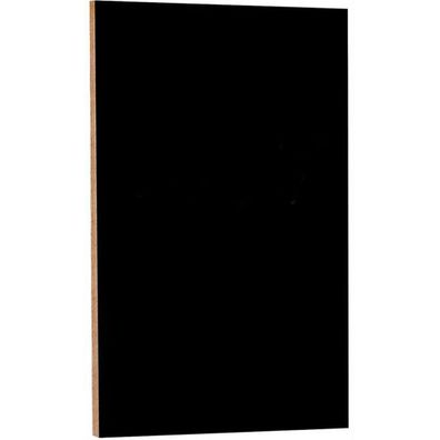 Kredetafel schwarz, Holz Rahmenlos 80x120cm