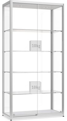 Dreifke&reg; Factory Vitrine 200 | fér Innen | 1000x2000x500mm | abschließbar