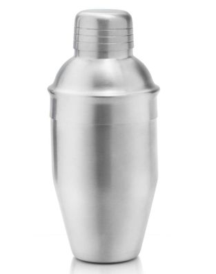 Cocktail-Shaker 250 ml Edelstahl matt 3-teilig Bar Mixer Cocktailset mit Barsieb