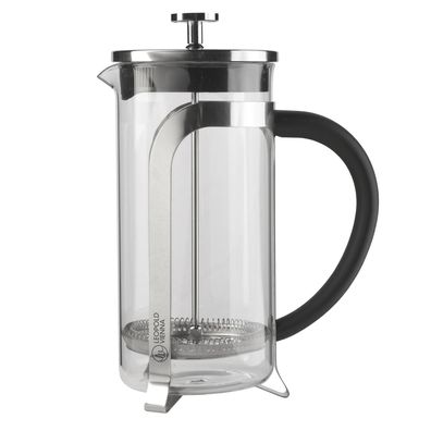 Kaffeebereiter 1000 ml Tee-Kaffeedrücker Glas-Edelstahl Teebereiter French Press