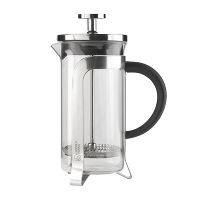 Kaffeebereiter 350 ml Tee-Kaffeedrücker Glas-Edelstahl Teebereiter French Press