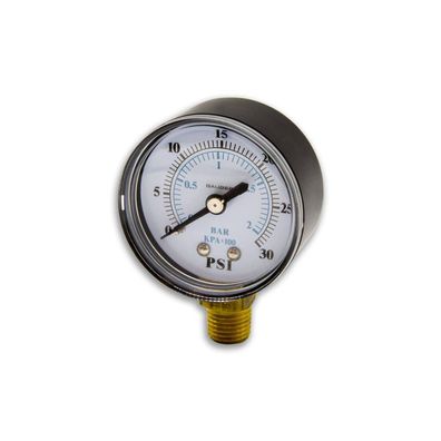 Manometer Ø 53 mm | Anschluß seitlich 1/4"