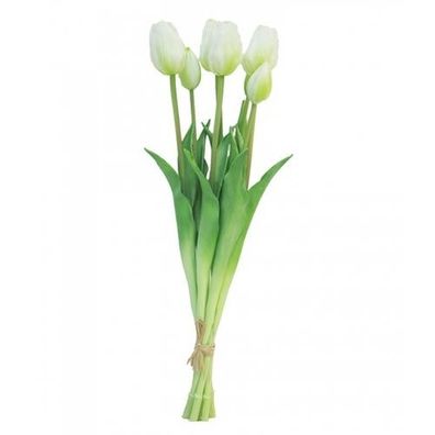 Strauß Tulpen Sally 47 cm creme Kunstblume Buitengewoon de boet