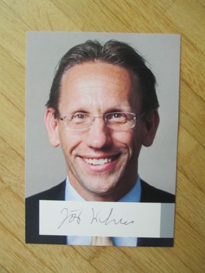 Bundesminister SPD Dr. Jörg Kukies - handsigniertes Autogramm!!!