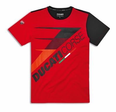 DUCATI Corse Speed T-Shirt rot Herren kurzarm 98771078 * **NEU 2025 * **