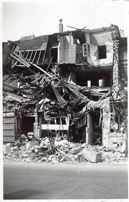 Zertrümmertes Haus in Deville Frankreich