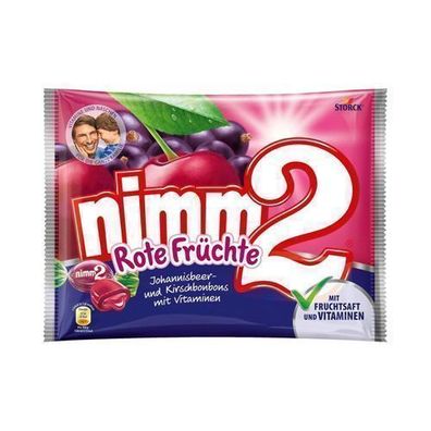 nimm2 Fruchtbonbons Rote Früchte 240 g aus Deutschland