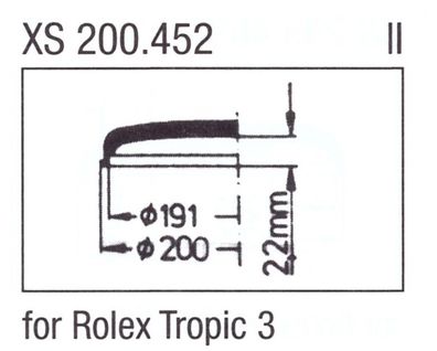 Glas XS 200.452 Stülpglas Kunststoff