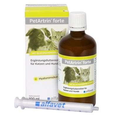 Alfavet PetArtrin® forte 100ml Ergänzungsfuttermittel für Hunde und Katzen