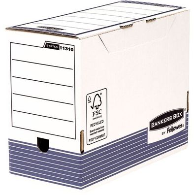 Fellowes Bankers BOX SYSTEM Archiv-Schachtel, blau, (B)150mm