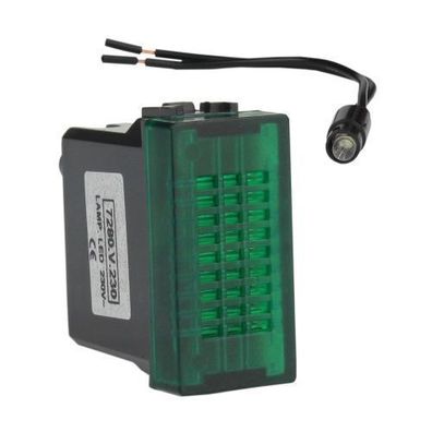 Leuchtmelder LED GREEN 230V Kontrolleuchte