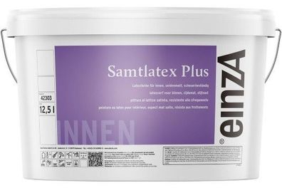 einzA Samtlatex Plus 12,5 Liter weiß