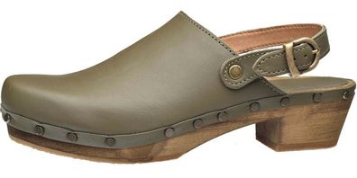 Sanita Damen Clogs Wood-Kul Western Flex Open 478382