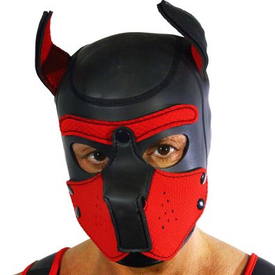 Rude Rider Neoprene Puppy Hood Red